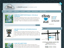 Tablet Screenshot of clarityrecords.net